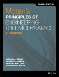 工学的熱力学の原理（グローバル版テキスト）<br>Moran's Principles of Engineering Thermodynamics （9TH）