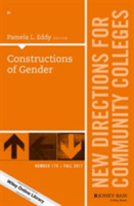 Constructions of Gender : New Directions for Community Colleges, Number 179 (J-b Cc Single Issue Community Colleges) -- Paperback / softback