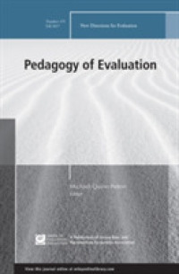 Pedagogy of Evaluation : New Directions for Evaluation, Number 155 (J-b Pe Single Issue (Program) Evaluation) -- Paperback / softback
