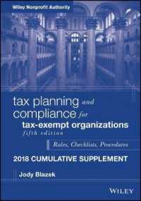 Tax Planning and Compliance for Tax-exempt Organizations : 2018 Cululative Supplement