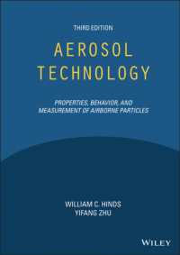 エアロゾル技術（第３版）<br>Aerosol Technology : Properties, Behavior, and Measurement of Airborne Particles （3RD）