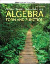 Algebra: Form and Function, Loose-Leaf Print Companion （2ND Looseleaf）