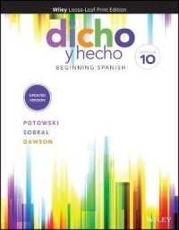 Dicho y hecho : Beginning Spanish （Looseleaf）