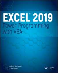 Excel 2019 Power Programming with VBA