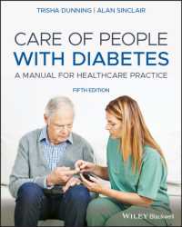 糖尿病患者看護マニュアル（第５版）<br>Care of People with Diabetes : A Manual for Healthcare Practice （5TH）