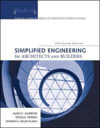 Simplified Engineering for Architects and Builders (Parker/ambrose Series of Simplified Design Guides) （13TH）