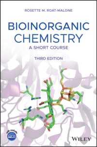 ショートコース　生物無機化学（第３版）<br>Bioinorganic Chemistry : A Short Course （3RD）