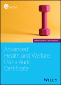 Advanced Health and Welfare Plans Audit Certificate -- Paperback / softback