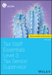 Tax Staff Essentials, Level 3 : Tax Senior/supervisor -- Paperback / softback