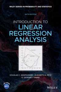 線形回帰分析入門（第６版）<br>Introduction to Linear Regression Analysis (Wiley Series in Probability and Statistics) （6TH）