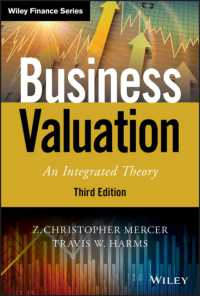 企業評価（第３版）<br>Business Valuation : An Integrated Theory (Wiley Series in Finance) （3RD）