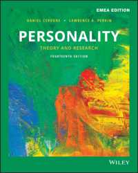 Personality : Theory and Research, EMEA Edition （14TH）