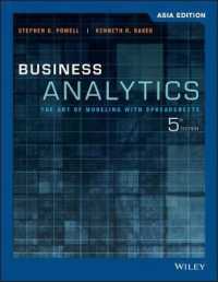 Business Analytics : The Art of Modeling with Spreadsheets Asia Edition