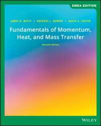 Fundamentals of Momentum, Heat, and Mass Transfer, EMEA Edition （7TH）