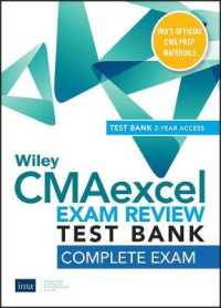 Wiley Cmaexcel Learning System Exam Review 2020 Test Bank : Complete Exam (2-year access) -- Paperback / softback