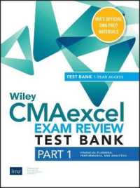 Wiley Cmaexcel Learning System Exam Review 2020 : Part 1, Financial Planning, Performance, and Analytics Set (1-year access) -- Paperback / softback
