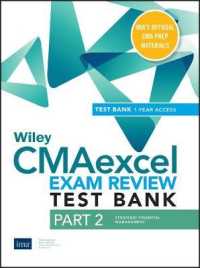 Wiley Cmaexcel Learning System Exam Review 2020 : Part 2, Strategic Financial Management(1-year access) -- Paperback / softback