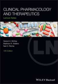 臨床薬理学レクチャーノート（第１０版）<br>Clinical Pharmacology and Therapeutics (Lecture Notes) （10TH）