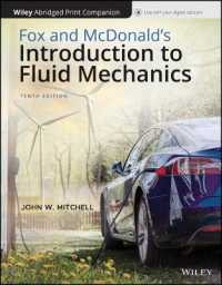 Fox and Mcdonald's Introduction to Fluid Mechanics, + Wiley E-text Reg Card Set （10 PAP/PSC）