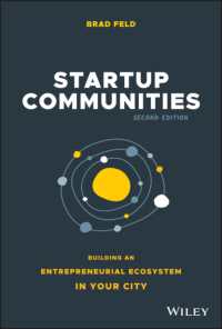 起業家コミュニティの構築（第２版）<br>Startup Communities : Building an Entrepreneurial Ecosystem in Your City （2ND）