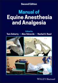 Manual of Equine Anesthesia and Analgesia （2ND）