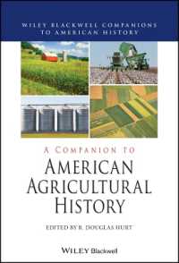 A Companion to American Agricultural History (Wiley Blackwell Companions to American History)