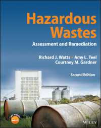 有害廃棄物：評価と再生（第２版）<br>Hazardous Wastes : Assessment and Remediation （2ND）
