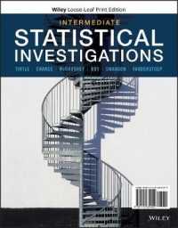 Intermediate Statistical Investigations （Looseleaf）