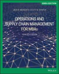 Operations and Supply Chain Management for MBAs, EMEA Edition （7TH）