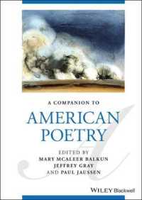 ブラックウェル版　アメリカ詩必携<br>A Companion to American Poetry (Blackwell Companions to Literature and Culture)