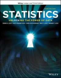Statistics : Unlocking the Power of Data （3RD Looseleaf）