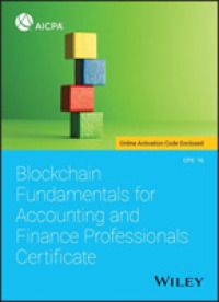 Blockchain Fundamentals for Accounting and Finance Professionals Certificate -- Paperback / softback