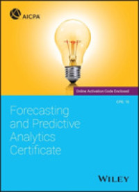 Forecasting and Predictive Analytics Certificate -- Paperback / softback