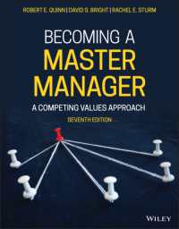 マネジメントの達人（第７版・テキスト）<br>Becoming a Master Manager : A Competing Values Approach （7TH）