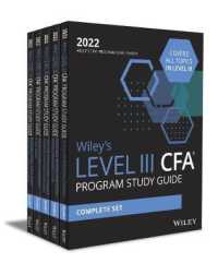 Wiley's Level III Cfa Program Study Guide 2022 : Complete Set -- Paperback / softback