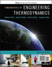 Fundamentals of Engineering Thermodynamics （9TH Looseleaf）