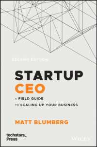 Startup CEO : A Field Guide to Scaling Up Your Business (Techstars) (Techstars) （2ND）