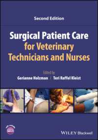 Surgical Patient Care for Veterinary Technicians and Nurses （2ND）