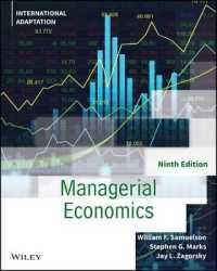 経営経済学（国際版テキスト・第９版）<br>Managerial Economics, International Adaptation （9TH）