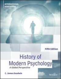 History of Modern Psychology : A Global Perspective, International Adaptation （5TH）