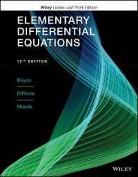 Elementary Differential Equations （12TH Looseleaf）