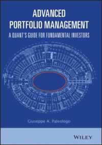 上級ポートフォリオ管理<br>Advanced Portfolio Management : A Quant's Guide for Fundamental Investors