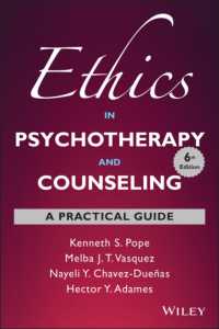 精神療法・カウンセリングの倫理：実践ガイド（第６版）<br>Ethics in Psychotherapy and Counseling : A Practical Guide （6TH）