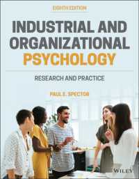 Industrial and Organizational Psychology : Research and Practice （8TH）
