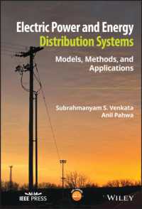 電力分配システム：モデル・方法・応用（テキスト）<br>Electric Power and Energy Distribution Systems : Models, Methods, and Applications (Ieee Press)