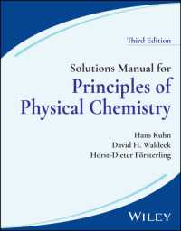 Solutions Manual for Principles of Physical Chemistry, 3rd Edition （3RD）