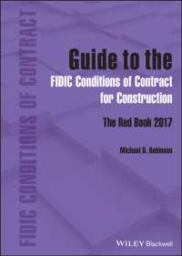 Guide to the FIDIC Conditions of Contract for Construction : The Red Book 2017