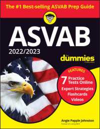 2022/2023 ASVAB for Dummies - Book + 7 Practice Tests Online + Flashcards + Video， 11th Edition