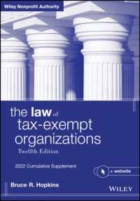 The Law of Tax-Exempt Organizations : 2022 Cumulative Supplement （12TH）