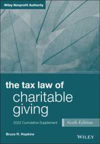 The Tax Law of Charitable Giving : 2022 Cumulative Supplement （6TH）